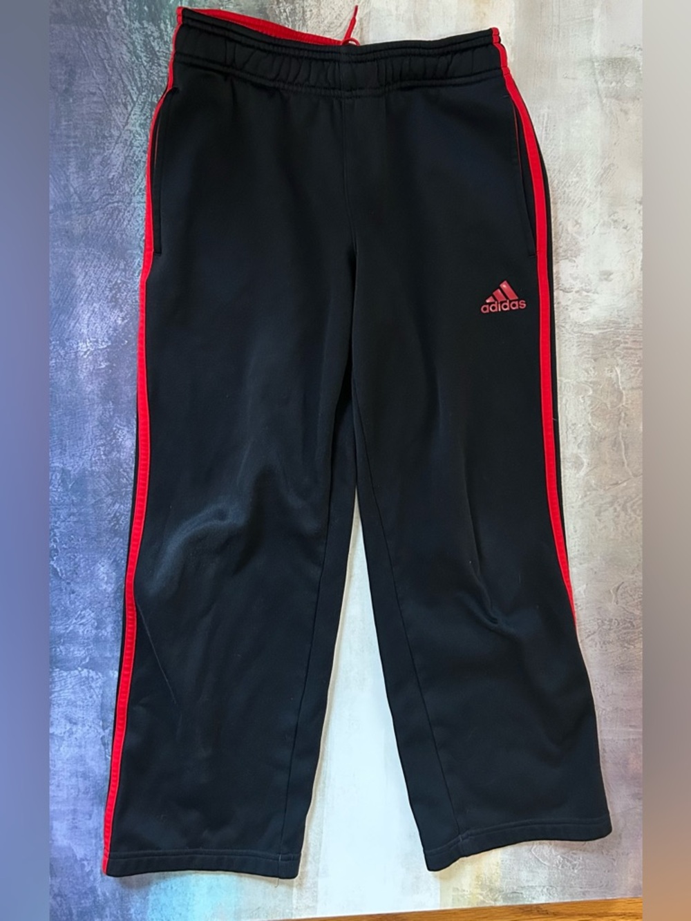 Boys Size 8 Athletic Bundle - Adidas pants & UA zip up - Picture 5 of 11